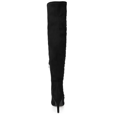 Journee Collection Womens Abie Tru Comfort Foam Stiletto Over The Knee Boots 2 Journee Collection Womens Abie Tru Comfort Foam Stiletto Over The Knee Boots - Image 2