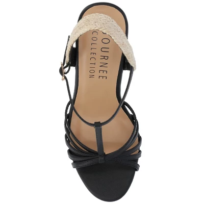 Journee Collection Womens Yara Tru Comfort Foam Buckle Espadrille Wedge Sandals 3 Journee Collection Womens Yara Tru Comfort Foam Buckle Espadrille Wedge Sandals - Image 3