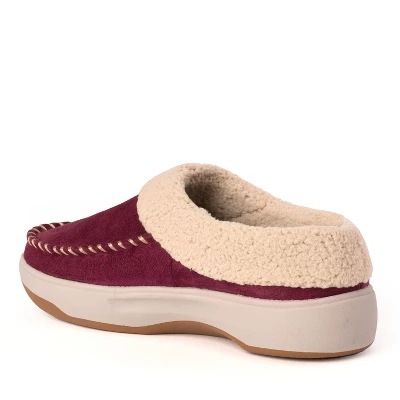 Dearfoams Women's Maple Water-Resistant Energy Return Moc Toe Clog 1 Dearfoams Women's Maple Water-Resistant Energy Return Moc Toe Clog