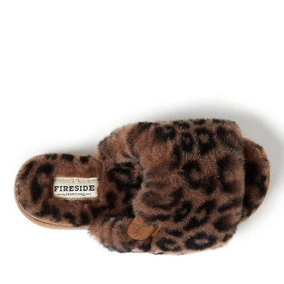 Fireside By Dearfoams Women's Cairns Genuine Shearling Slide Slipper With Metallic Trim 4 Fireside By Dearfoams Women's Cairns Genuine Shearling Slide Slipper With Metallic Trim - Image 4