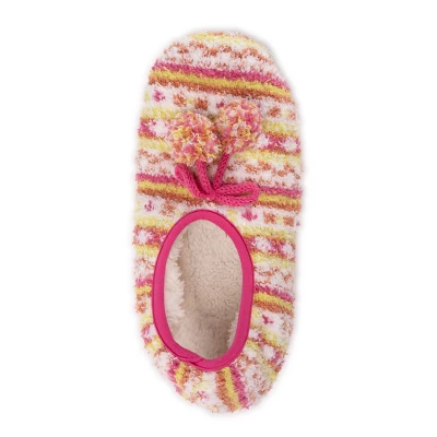 MUK LUKS Women's Terry Ballerina Slipper Sock 5 MUK LUKS Women's Terry Ballerina Slipper Sock - Image 5