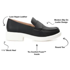 Journee Collection Womens Saydee Loafer Round Toe Slip On Flats -Minnetonka Shoes Shop GUEST 4182285b aaa7 46ec a284 7a11559b41ea
