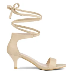 Allegra K Women's Kitten Heel Lace Up Sandals -Minnetonka Shoes Shop GUEST 43f0539f 18cf 43d9 8a39 3b2e030603cf