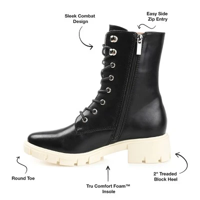 Journee Collection Womens Madelynn Tru Comfort Foam Lace Up Block Heel Booties 7 Journee Collection Womens Madelynn Tru Comfort Foam Lace Up Block Heel Booties - Image 7