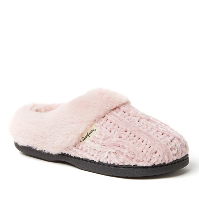 Dearfoams Womens Claire Cable Knit Chenille Clog Slipper 5 Dearfoams Womens Claire Cable Knit Chenille Clog Slipper - Image 5