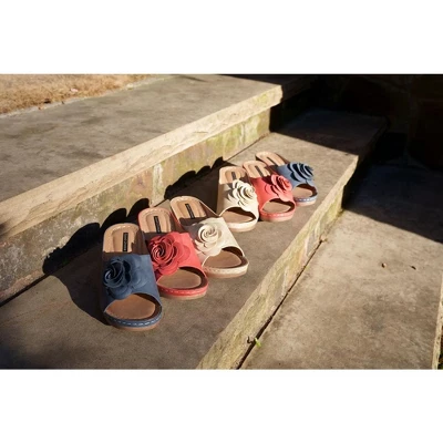 GC Shoes Tokyo Flower Comfort Slide Wedge Sandals 6 GC Shoes Tokyo Flower Comfort Slide Wedge Sandals - Image 6