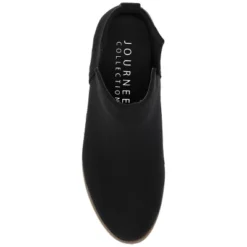 Journee Collection Womens Rimi Pull On Stacked Heel Booties -Minnetonka Shoes Shop GUEST 49a7e1ab 0516 4ba3 bb5b cba07df3004b