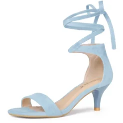 Allegra K Women's Kitten Heel Lace Up Sandals -Minnetonka Shoes Shop GUEST 4a1c40ab 8073 43c4 be65 b414c1b23509