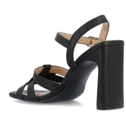 Journee Collection Womens Gibssen Ankle Strap Covered Block Heel Sandals -Minnetonka Shoes Shop GUEST 4ad31fd3 3e7a 45e5 a9e2 fb74f343a324