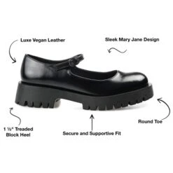 Journee Collection Womens Kamie Mary Jane Round Toe Buckle Flats -Minnetonka Shoes Shop GUEST 4c0deabf 9dfb 4987 a240 5e534e81ba83