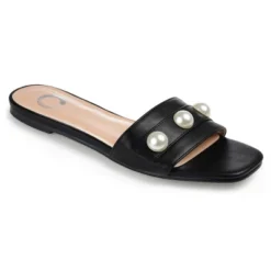 Journee Collection Womens Leonie Slide Flat Sandals -Minnetonka Shoes Shop GUEST 4dc4f8d5 2343 486c b9b2 c84336f06efe