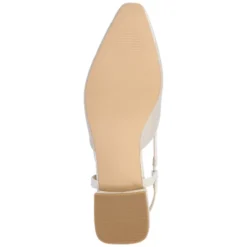 Journee Collection Womens Paislee Sling Back Block Heel Square Toe Flats -Minnetonka Shoes Shop GUEST 4fd48ce9 498a 4345 a3e1 966fd14311a1