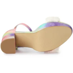 Perphy Women's Tie Dye Platform Fur Chunky Heels Sandals -Minnetonka Shoes Shop GUEST 51c61b81 2f70 4c8d 999d 9f3a58a3e34a