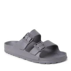 Dearfoams EcoCozy Women's Sustainable Double Buckle Sandal -Minnetonka Shoes Shop GUEST 52009546 bb1d 4aa8 8cda d2b119b1f51f