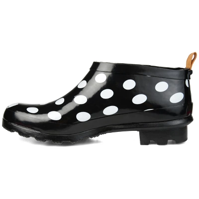 Journee Collection Womens Rainer Block Heel Rain Boots 1 Journee Collection Womens Rainer Block Heel Rain Boots