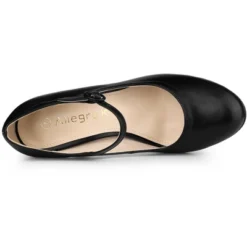 Allegra K Women's Round Toe Platform Ankle Strap Stiletto Heel Pumps -Minnetonka Shoes Shop GUEST 52983398 8511 464e 9d2e 565f5b502a6e