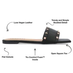 Journee Collection Womens Treena Tru Comfort Foam Slip On Slide Flat Sandals -Minnetonka Shoes Shop GUEST 56d30c73 8fcb 4735 9d9b 94cff03aca76