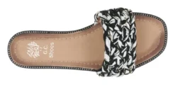 GC Shoes Arly Woven Squared Toe Slide Flat Sandals -Minnetonka Shoes Shop GUEST 57bc6f93 4c0a 40c5 84db dcaf786aa8db