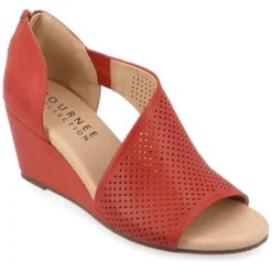 Journee Collection Womens Aretha Tru Comfort Foam Back Heel Zip Peep Toe Wedge Sandals 25 Journee Collection Womens Aretha Tru Comfort Foam Back Heel Zip Peep Toe Wedge Sandals -Minnetonka Shoes Shop GUEST 5851c40e d39f 47b1 8f45 1bd67c3c10ce