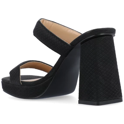 Journee Collection Womens Jaell Multi Strap Covered Block Heel Platform Sandals 6 Journee Collection Womens Jaell Multi Strap Covered Block Heel Platform Sandals - Image 6