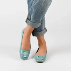 Journee Collection Womens Zimia Tru Comfort Foam Ballet Slip On Square Toe Flats -Minnetonka Shoes Shop GUEST 5b9757b0 3df1 4663 b711 c2c3a583dabe