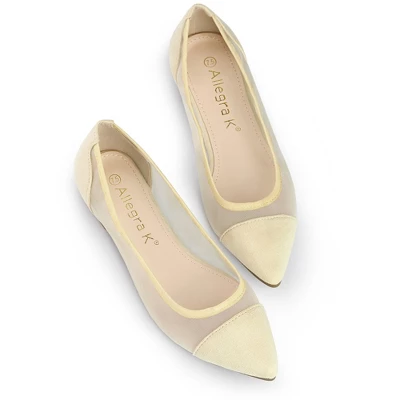 Allegra K Women's Pointed Toe Slip On Mesh Flats 7 Allegra K Women's Pointed Toe Slip On Mesh Flats - Image 7