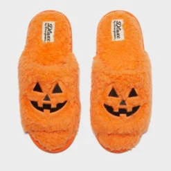 Dluxe By Dearfoams Women's Halloween Pumpkin Slippers - Orange -Minnetonka Shoes Shop GUEST 62daea67 9c71 4126 bf54 2c72796a7e58