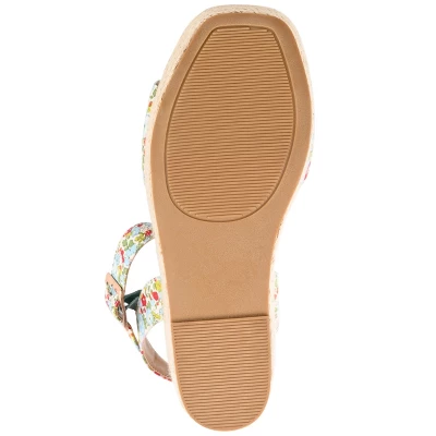 Journee Collection Womens Pearrl Tru Comfort Foam Wedge Heel Espadrille Sandals 4 Journee Collection Womens Pearrl Tru Comfort Foam Wedge Heel Espadrille Sandals - Image 4