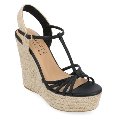 Journee Collection Womens Yara Tru Comfort Foam Buckle Espadrille Wedge Sandals 9 Journee Collection Womens Yara Tru Comfort Foam Buckle Espadrille Wedge Sandals - Image 9