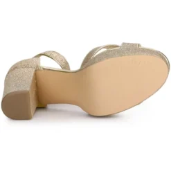 Perphy Women's Glitter Crisscross Strap Chunky Platform Heels -Minnetonka Shoes Shop GUEST 640b9380 99b7 4924 a0c0 b1483b0ace8f