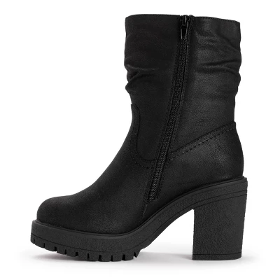 MUK LUKS Women's Riser Pop Heeled Boots 6 MUK LUKS Women's Riser Pop Heeled Boots - Image 6