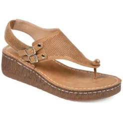 Journee Collection Womens Mckell Wedge Heel Buckle Sandals 24 Journee Collection Womens Mckell Wedge Heel Buckle Sandals -Minnetonka Shoes Shop GUEST 672bf1fd 4e16 4913 a749 755aee42f4fd