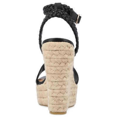 Journee Collection Womens Andiah Tru Comfort Foam Buckle Espadrille Wedge Sandals 2 Journee Collection Womens Andiah Tru Comfort Foam Buckle Espadrille Wedge Sandals - Image 2