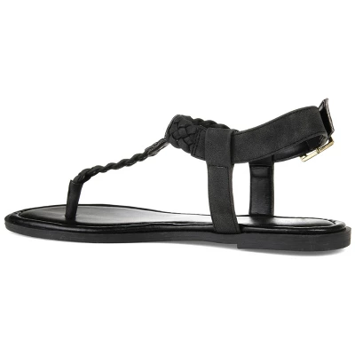 Journee Collection Womens Genevive Tru Comfort Foam Ankle Strap Flat Sandals 6 Journee Collection Womens Genevive Tru Comfort Foam Ankle Strap Flat Sandals - Image 6