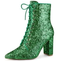 Perphy Women's Glitter Pointed Toe Block Heel Ankle Boots 8 Perphy Women's Glitter Pointed Toe Block Heel Ankle Boots -Minnetonka Shoes Shop GUEST 6a32cbb8 01a6 4250 85c4 c89ccb2841aa