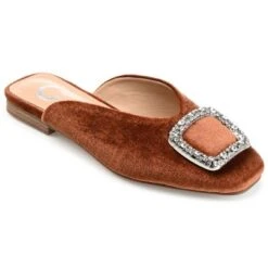 Journee Collection Womens Sonnia Mules Square Toe Slip On Flats -Minnetonka Shoes Shop GUEST 6c1b3d7c 9657 4c6f a7ae 5429d5944dd1