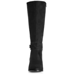 Women's Wide Fit Helen Tall Boot - Black | AVENUE -Minnetonka Shoes Shop GUEST 70953b17 347a 4fb2 b55f 842b52409ef3