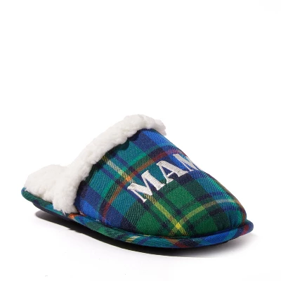 Dearfoams Women's Mama Bear Plaid Scuff Slipper 2 Dearfoams Women's Mama Bear Plaid Scuff Slipper - Image 2