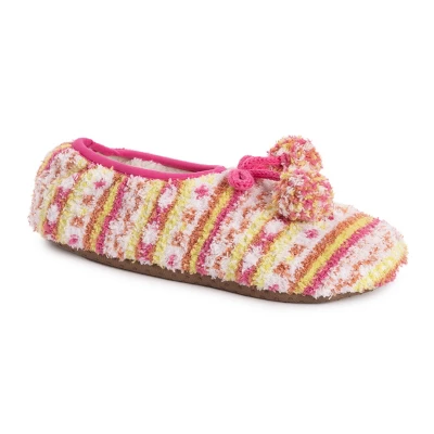 MUK LUKS Women's Terry Ballerina Slipper Sock 6 MUK LUKS Women's Terry Ballerina Slipper Sock - Image 6