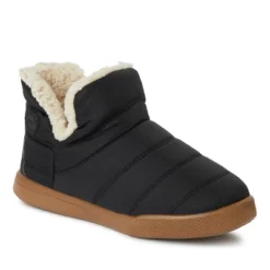 Dearfoams Women's Dara Nylon Sport Lounge Bootie Slipper Indoor/Outdoor -Minnetonka Shoes Shop GUEST 75f656f5 d70c 4ebf beb8 82a536ad01fe