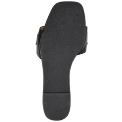 Journee Collection Womens Leonie Slide Flat Sandals -Minnetonka Shoes Shop GUEST 782a4798 9e11 417d 8bb8 7dc04a26a3a0