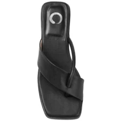 Journee Collection Womens Mina Tru Comfort Foam Flip Flop Low Block Heel Sandals -Minnetonka Shoes Shop GUEST 7d2b045e 4bcd 46c5 8824 139f7b7ea47f