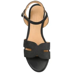 Journee Signature Womens Genuine Leather Starlee Buckle Ankle Strap Sandals -Minnetonka Shoes Shop GUEST 7d5fb653 3327 45e6 a6d9 805ec1752eb3