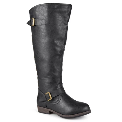 Journee Collection Wide Calf Women's Spokane Boot 9 Journee Collection Wide Calf Women's Spokane Boot - Image 9