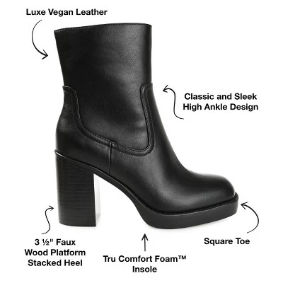 Journee Collection Womens Brittany Tru Comfort Foam Inside Zip Platform Booties 7 Journee Collection Womens Brittany Tru Comfort Foam Inside Zip Platform Booties - Image 7