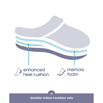 Isotoner Women's Diamond Quilted Microterry Hoodback Slippers - Light Purple 4 Isotoner Women's Diamond Quilted Microterry Hoodback Slippers - Light Purple - Image 4