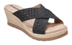 GC Shoes Malia Embellished Cross Strap Comfort Slide Wedge Sandals 11 GC Shoes Malia Embellished Cross Strap Comfort Slide Wedge Sandals -Minnetonka Shoes Shop GUEST 8533caab 9b2a 4a92 9905 bd6bd06cc04a