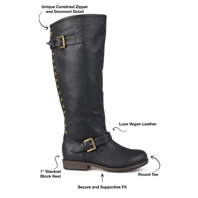 Journee Collection Wide Calf Women's Spokane Boot 7 Journee Collection Wide Calf Women's Spokane Boot - Image 7