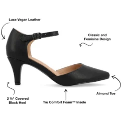 Journee Collection Womens Bettie Tru Comfort Foam Almond Toe Mid Heel Pumps -Minnetonka Shoes Shop GUEST 88888d1a 5bec 4476 9883 5a767ff5205b