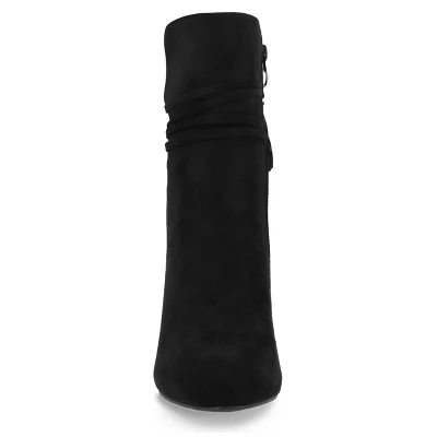 Journee Collection Womens Zuri Inside Zip Block Heel Booties 5 Journee Collection Womens Zuri Inside Zip Block Heel Booties - Image 5